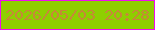 文字の大きさ：1、枠の色：f00cf0、背景の色：8fce00、文字の色：c78738 無料ブログパーツのブログ時計