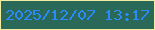 文字の大きさ：1、枠の色：f0eda2、背景の色：2a6957、文字の色：2a8cfc 無料ブログパーツのブログ時計