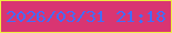 文字の大きさ：3、枠の色：f0ee42、背景の色：d93572、文字の色：446cf7 無料ブログパーツのブログ時計