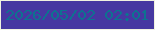 文字の大きさ：2、枠の色：f0f2e0、背景の色：4638a1、文字の色：0d7290 無料ブログパーツのブログ時計