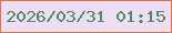 文字の大きさ：3、枠の色：f16c3b、背景の色：edddf5、文字の色：528862 無料ブログパーツのブログ時計