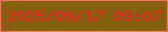 文字の大きさ：4、枠の色：f1765e、背景の色：84610d、文字の色：f31e23 無料ブログパーツのブログ時計