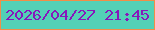 文字の大きさ：1、枠の色：f18e47、背景の色：53d1b6、文字の色：8717bb 無料ブログパーツのブログ時計