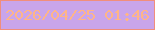 文字の大きさ：1、枠の色：f18e7c、背景の色：c9a5eb、文字の色：feb588 無料ブログパーツのブログ時計