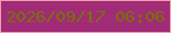 文字の大きさ：5、枠の色：f19fa7、背景の色：a12b76、文字の色：7a7007 無料ブログパーツのブログ時計