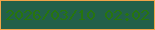 文字の大きさ：3、枠の色：f1a449、背景の色：236049、文字の色：27750e 無料ブログパーツのブログ時計