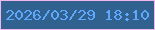 文字の大きさ：4、枠の色：f1b6ea、背景の色：31628f、文字の色：5ea8fe 無料ブログパーツのブログ時計