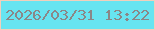 文字の大きさ：3、枠の色：f1cfbc、背景の色：67e4f1、文字の色：8a8788 無料ブログパーツのブログ時計