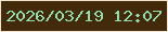 文字の大きさ：4、枠の色：f1e5d1、背景の色：432a0b、文字の色：91deb0 無料ブログパーツのブログ時計