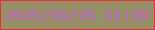 文字の大きさ：1、枠の色：f22b41、背景の色：978f65、文字の色：c463c8 無料ブログパーツのブログ時計