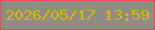 文字の大きさ：1、枠の色：f24858、背景の色：908c84、文字の色：d8b806 無料ブログパーツのブログ時計