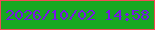 文字の大きさ：1、枠の色：f24a54、背景の色：18a821、文字の色：7814e8 無料ブログパーツのブログ時計