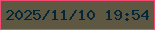 文字の大きさ：5、枠の色：f24b72、背景の色：5e5742、文字の色：03273a 無料ブログパーツのブログ時計