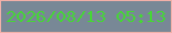 文字の大きさ：5、枠の色：f2b0a8、背景の色：788896、文字の色：47d439 無料ブログパーツのブログ時計