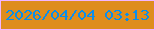 文字の大きさ：3、枠の色：f2b6ff、背景の色：de8d1d、文字の色：098eec 無料ブログパーツのブログ時計