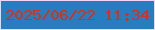 文字の大きさ：2、枠の色：f2d5fc、背景の色：287dbf、文字の色：d82e1d 無料ブログパーツのブログ時計