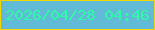 文字の大きさ：3、枠の色：f2d700、背景の色：62bbd6、文字の色：2ffba7 無料ブログパーツのブログ時計