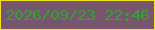文字の大きさ：3、枠の色：f2e323、背景の色：77566d、文字の色：35a134 無料ブログパーツのブログ時計
