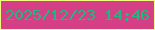 文字の大きさ：2、枠の色：f2fc82、背景の色：d43f86、文字の色：1cbb7b 無料ブログパーツのブログ時計