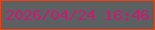 文字の大きさ：1、枠の色：f33f10、背景の色：5c6061、文字の色：ca1b74 無料ブログパーツのブログ時計