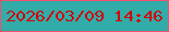 文字の大きさ：4、枠の色：f3506d、背景の色：32aca8、文字の色：d1010b 無料ブログパーツのブログ時計
