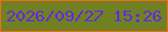 文字の大きさ：1、枠の色：f3691c、背景の色：708123、文字の色：6327e6 無料ブログパーツのブログ時計