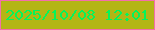 文字の大きさ：5、枠の色：f36fab、背景の色：b3b615、文字の色：04f45a 無料ブログパーツのブログ時計