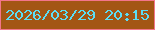 文字の大きさ：5、枠の色：f3758b、背景の色：a35614、文字の色：5bdef5 無料ブログパーツのブログ時計