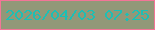 文字の大きさ：1、枠の色：f37597、背景の色：929878、文字の色：1dbfb5 無料ブログパーツのブログ時計