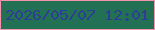 文字の大きさ：1、枠の色：f393ac、背景の色：237155、文字の色：2c3f94 無料ブログパーツのブログ時計