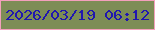 文字の大きさ：2、枠の色：f3a0bc、背景の色：7d8d56、文字の色：2017af 無料ブログパーツのブログ時計