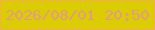文字の大きさ：5、枠の色：f3af4b、背景の色：dccd02、文字の色：e19c89 無料ブログパーツのブログ時計