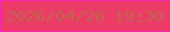 文字の大きさ：4、枠の色：f423ac、背景の色：ed3b67、文字の色：be674c 無料ブログパーツのブログ時計