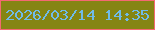 文字の大きさ：1、枠の色：f46971、背景の色：858513、文字の色：70bbe9 無料ブログパーツのブログ時計