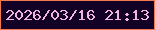 文字の大きさ：5、枠の色：f4784f、背景の色：120226、文字の色：f3b4e0 無料ブログパーツのブログ時計