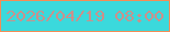 文字の大きさ：1、枠の色：f48d56、背景の色：3bd9dc、文字の色：ca918c 無料ブログパーツのブログ時計