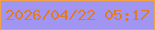 文字の大きさ：2、枠の色：f4a048、背景の色：a095f1、文字の色：e27926 無料ブログパーツのブログ時計