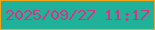 文字の大きさ：3、枠の色：f4a61b、背景の色：20b19a、文字の色：d6347c 無料ブログパーツのブログ時計