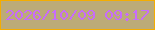 文字の大きさ：2、枠の色：f4ad01、背景の色：bcab78、文字の色：c86cfa 無料ブログパーツのブログ時計