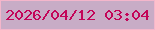 文字の大きさ：3、枠の色：f4b6cb、背景の色：c8acc6、文字の色：c30559 無料ブログパーツのブログ時計