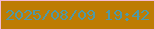 文字の大きさ：2、枠の色：f4bbd5、背景の色：bd7c04、文字の色：4e99a6 無料ブログパーツのブログ時計