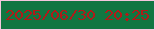 文字の大きさ：4、枠の色：f4c7dd、背景の色：107641、文字の色：b01a19 無料ブログパーツのブログ時計