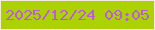 文字の大きさ：5、枠の色：f4eadd、背景の色：acd204、文字の色：bd5ae2 無料ブログパーツのブログ時計