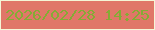 文字の大きさ：5、枠の色：f4f6d6、背景の色：e07768、文字の色：85ab35 無料ブログパーツのブログ時計