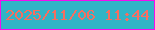 文字の大きさ：4、枠の色：f50bef、背景の色：31b4c6、文字の色：f76e5f 無料ブログパーツのブログ時計