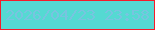 文字の大きさ：2、枠の色：f51c2a、背景の色：55d9d2、文字の色：78c4e0 無料ブログパーツのブログ時計