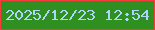 文字の大きさ：3、枠の色：f53b3c、背景の色：2f8f20、文字の色：add7f9 無料ブログパーツのブログ時計