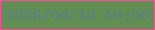 文字の大きさ：4、枠の色：f54e9f、背景の色：628e52、文字の色：578186 無料ブログパーツのブログ時計