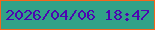 文字の大きさ：1、枠の色：f5661b、背景の色：31a288、文字の色：4c05b1 無料ブログパーツのブログ時計