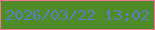 文字の大きさ：1、枠の色：f57796、背景の色：508b2a、文字の色：5581c0 無料ブログパーツのブログ時計